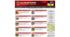Desktop Screenshot of dunaferrse.hu