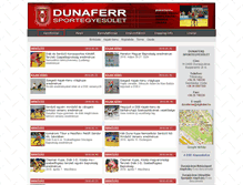Tablet Screenshot of dunaferrse.hu